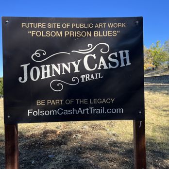 Johnny Cash Trail - Trail sign - Landmarks & Historical Buildings Near Me - Folsom, California Johnny Cash Trail - Trail sign - Landmarks & Historical Buildings Near Me - Folsom, California