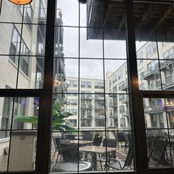 View of the courtyard