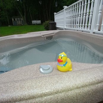 Spring Dance Hot Tubs - Spicey duck enjoying the Hot Spot Spa . Thank you Tama . - Hot Tub & Pool Near Me - Jamison, Pennsylvania