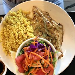 Cat fish rice pilaf salad Cat fish rice pilaf salad