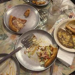 Chico's Mexican Restaurant - Taco pizza, Cheese Pizza