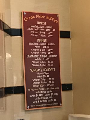 Menu photo 5 Great Plaza Buffet San Diego, CA Menu photo 5 Great Plaza Buffet San Diego, CA