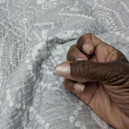 Natural nails with gel application for strength Natural nails with gel application for strength