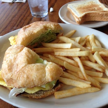 Raul's Striper Cafe - Bacon Croissant Sandwich w/fries - Breakfast & Brunch Near Me - Rio vista, California Raul's Striper Cafe - Bacon Croissant Sandwich w/fries - Breakfast & Brunch Near Me - Rio vista, California
