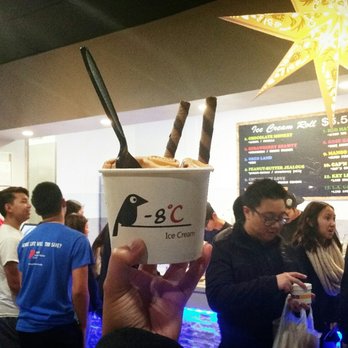 Negative 8C - Thai Iced Tea Ice Cream Roll - Desserts Near Me - Gardena, California