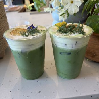 Daydrift - pandan matcha latte - Coffee & Tea Near Me - Costa Mesa, California