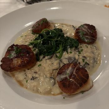 Aspen Grille - Seared New Bedford Sea Scallops w/ Mushroom Risotto - New American Near Me - Myrtle Beach, South Carolina Aspen Grille - Seared New Bedford Sea Scallops w/ Mushroom Risotto - New American Near Me - Myrtle Beach, South Carolina