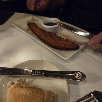 Rittenhouse Grill - My husband's appetizer, a slice of bacon. It was the thickest largest slice of bacon we've ever seen. He enjoyed it for the appetizer - Steakhouses Near Me - Philadelphia, Pennsylvania Rittenhouse Grill - My husband's appetizer, a slice of bacon. It was the thickest largest slice of bacon we've ever seen. He enjoyed it for the appetizer - Steakhouses Near Me - Philadelphia, Pennsylvania