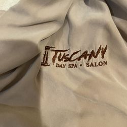 Tuscany Day Spa & Salon - Nice quality, heavy robe you wear in the lounge area.