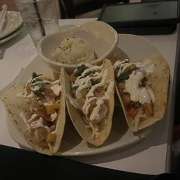 Shrimp tacos,