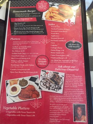 Menu photo 6 Christi's Cafe Louisville, KY