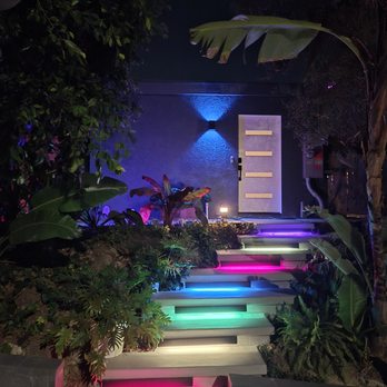 Leon Design & Build - Lit up stairs - General Contractors Near Me - San Diego, California