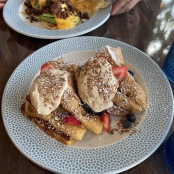 HolyBelly - Tiramisu waffles and chorizo Benedict - Breakfast & Brunch Near Me - Grover Beach, California