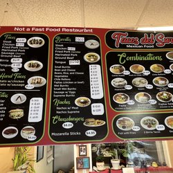 Tacos Del Sur - Menu