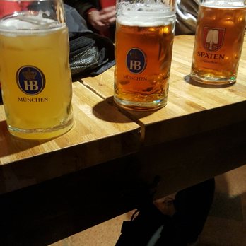 Redd's Biergarten - Our first round, ready to go. - German Near Me - Newark, New Jersey