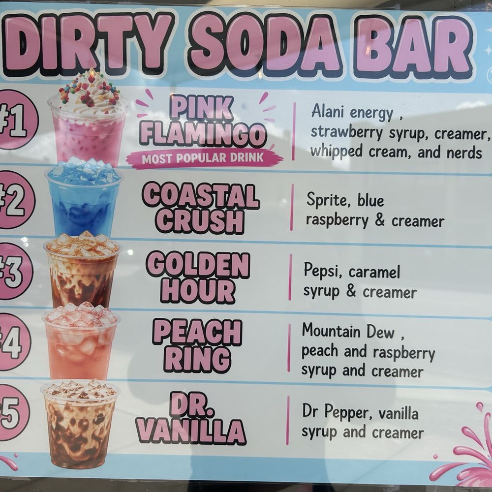 Summer Sundae’s - Dirty soda menu - Ice Cream & Frozen Yogurt Near Me - Oxford, Michigan Summer Sundae’s - Dirty soda menu - Ice Cream & Frozen Yogurt Near Me - Oxford, Michigan