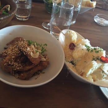 Rustic Stone - Wings and pesto fries - New American Near Me - Dublin, D