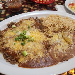 Red chile plate Red chile plate