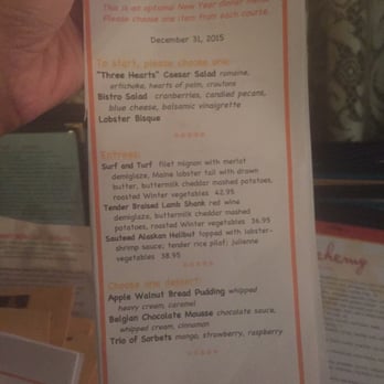 Alchemy - New Years Eve Three Course Menu - New American Near Me - Murphys, California Alchemy - New Years Eve Three Course Menu - New American Near Me - Murphys, California