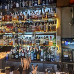 View from the bar