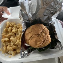 Chicken sandwich and their miracle Mac --appropriately named.
