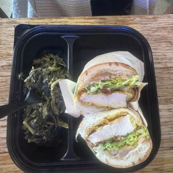Darrow's New Orleans Grill - Chicken Breast Po' Boy Bayou Blend Greens - Cajun/Creole Near Me - Carson, California Darrow's New Orleans Grill - Chicken Breast Po' Boy Bayou Blend Greens - Cajun/Creole Near Me - Carson, California