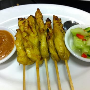 Thai Chef - Group deal: 3. Curry chicken skewers. Yum! - Thai Near Me - Burnaby, British Columbia