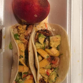 Peachy's Beach Eats - Blackened Shrimp Tacos - Barbeque Near Me - Port Saint Joe, Florida