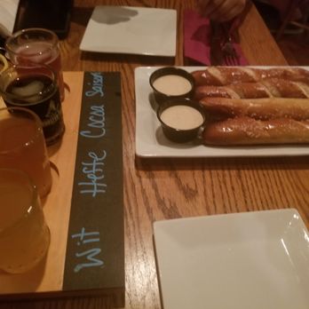 Roosterfish Pub - Pretzels with vegan special sauce - Pubs Near Me - Watkins Glen, New York Roosterfish Pub - Pretzels with vegan special sauce - Pubs Near Me - Watkins Glen, New York