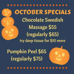 Tranquil Touch - This month's specials!