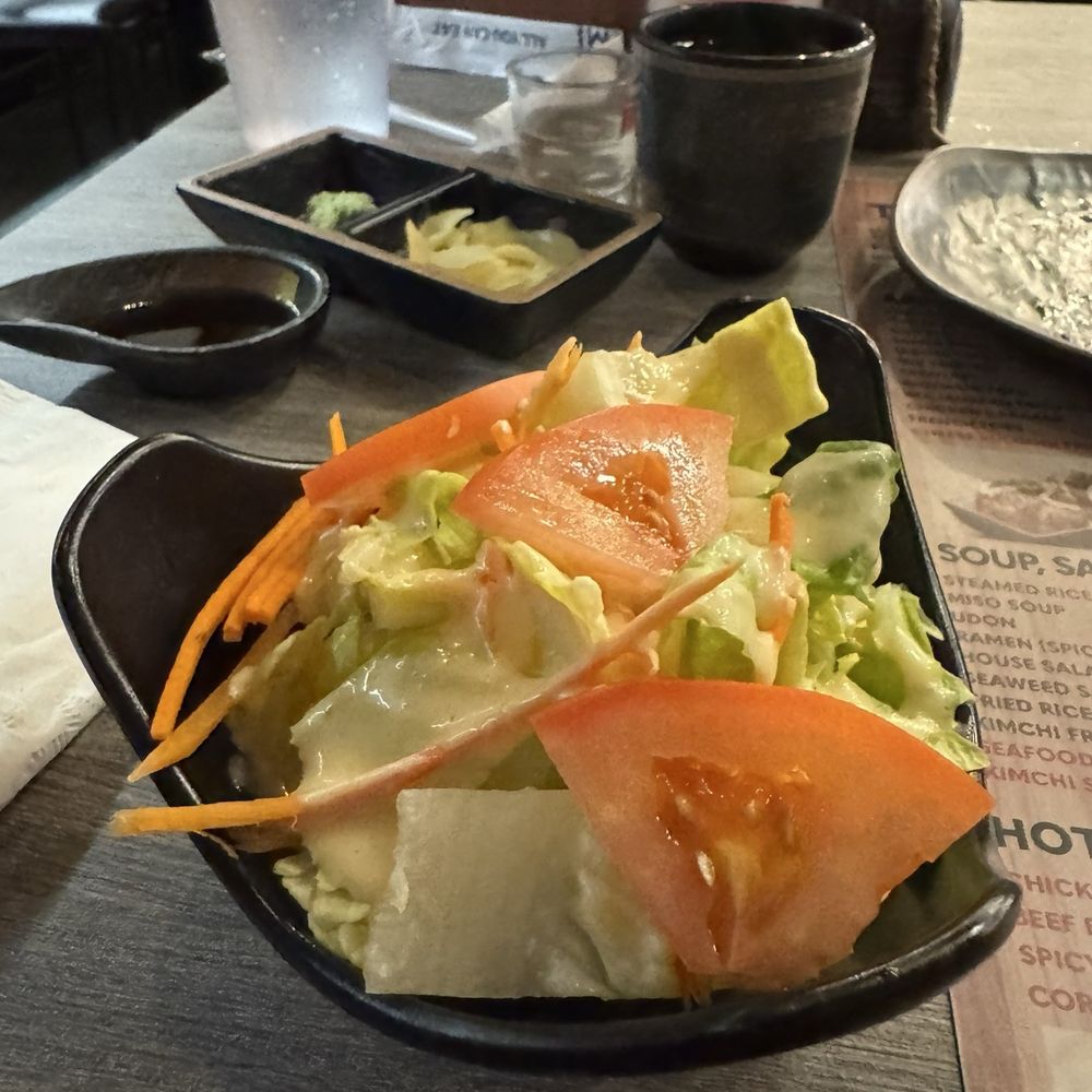 Sushi Tsunami - House salad - Sushi Bars Near Me - Pleasant Hill, California Sushi Tsunami - House salad - Sushi Bars Near Me - Pleasant Hill, California