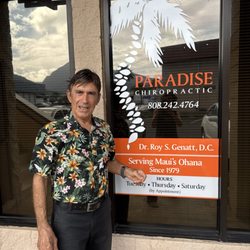 Paradise Chiropractic Main - Dr Roy Genatt D.C. is the gentlest and safest Chiropractic care provider  in Maui!