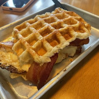 Waffle Love - Breakfast Sammy - Waffles Near Me - Round Rock, Texas Waffle Love - Breakfast Sammy - Waffles Near Me - Round Rock, Texas