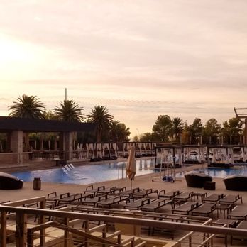 M Resort - Outdoor pool area with cabanas - Hotels Near Me - Henderson, Nevada