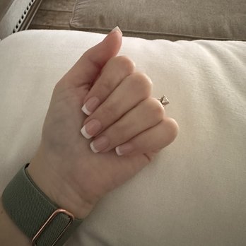 Genova Nail Spa - French tip done by Amy  highly recommend - Nail Salons Near Me - Pearland, Texas