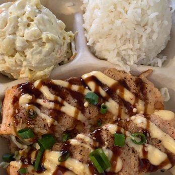 Da Soriano Grindz - Dynamite salmon - Filipino Near Me - Kahului, Hawaii Da Soriano Grindz - Dynamite salmon - Filipino Near Me - Kahului, Hawaii