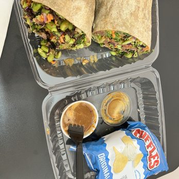 Vinny's Cafe - a burrito and chips - Salad Near Me - Boca Raton, Florida