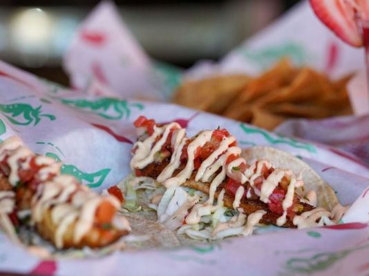 Red Fish Taco by null