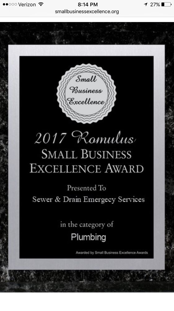 Slide of Sewer & Drain Emergecy Services