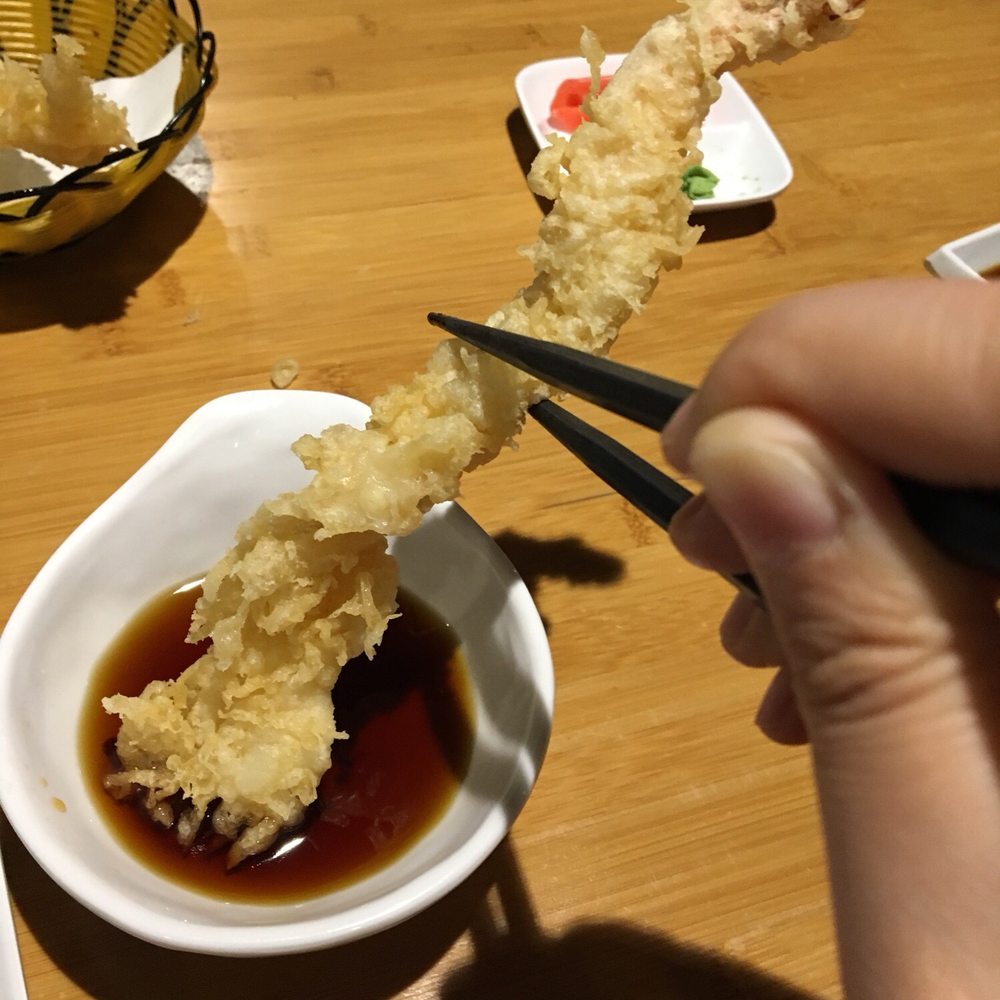 Fusion Sushi - Huuuuuuuge shrimp tempura! - Japanese Near Me - Calgary, Alberta