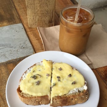 Zak The Baker - I forget what this was called but it was a lavender and lemon toast. Freaking delicious!!! Plus some fab iced coffee! - Kosher Near Me - Miami, Florida Zak The Baker - I forget what this was called but it was a lavender and lemon toast. Freaking delicious!!! Plus some fab iced coffee! - Kosher Near Me - Miami, Florida