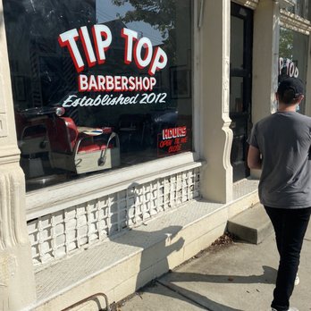 Tip Top Barber Shop - Shop Front - Barbers Near Me - Cincinnati, Ohio