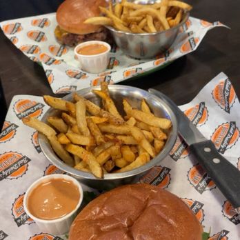 Bad Daddy's Burger Bar - Smash-N-Stack Smash Burger Magic Mushroom Burger* - Burgers Near Me - Madison, Alabama Bad Daddy's Burger Bar - Smash-N-Stack Smash Burger Magic Mushroom Burger* - Burgers Near Me - Madison, Alabama