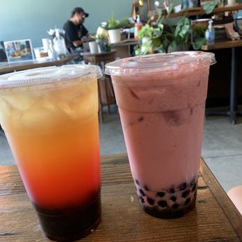 Hide Out Cafe - Strawberry Milk Tea & Gummy Bear - Cafes Near Me - Rowland Heights, California