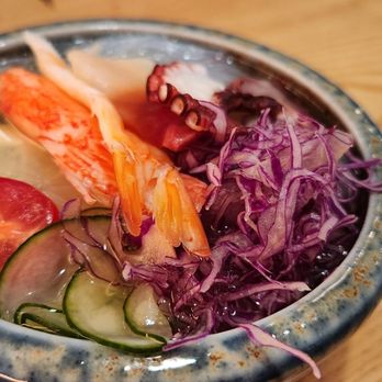 Tom Sushi - Seafood Sunomono Salad - Sushi Bars Near Me - Vancouver, British Columbia Tom Sushi - Seafood Sunomono Salad - Sushi Bars Near Me - Vancouver, British Columbia