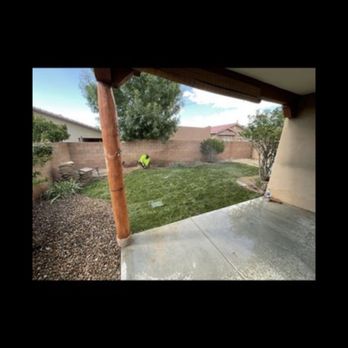 Albuquerque Landscapes - After, demo, sprinkler and sod installation - Landscaping Near Me
