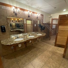 Clean women's bathroom