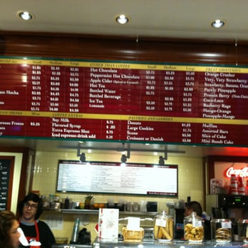 Biscoff Coffee Corner - Wall Menu. - Coffee & Tea Near Me - San Francisco, California