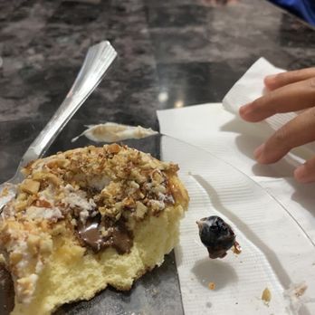 Hanabusa Cafe - Nutella pancake almost gone - Pancakes Near Me - Chicago, Illinois Hanabusa Cafe - Nutella pancake almost gone - Pancakes Near Me - Chicago, Illinois