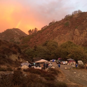 Limekiln State Park - Beach camp sites looking from the west - Campgrounds Near Me - Big Sur, California